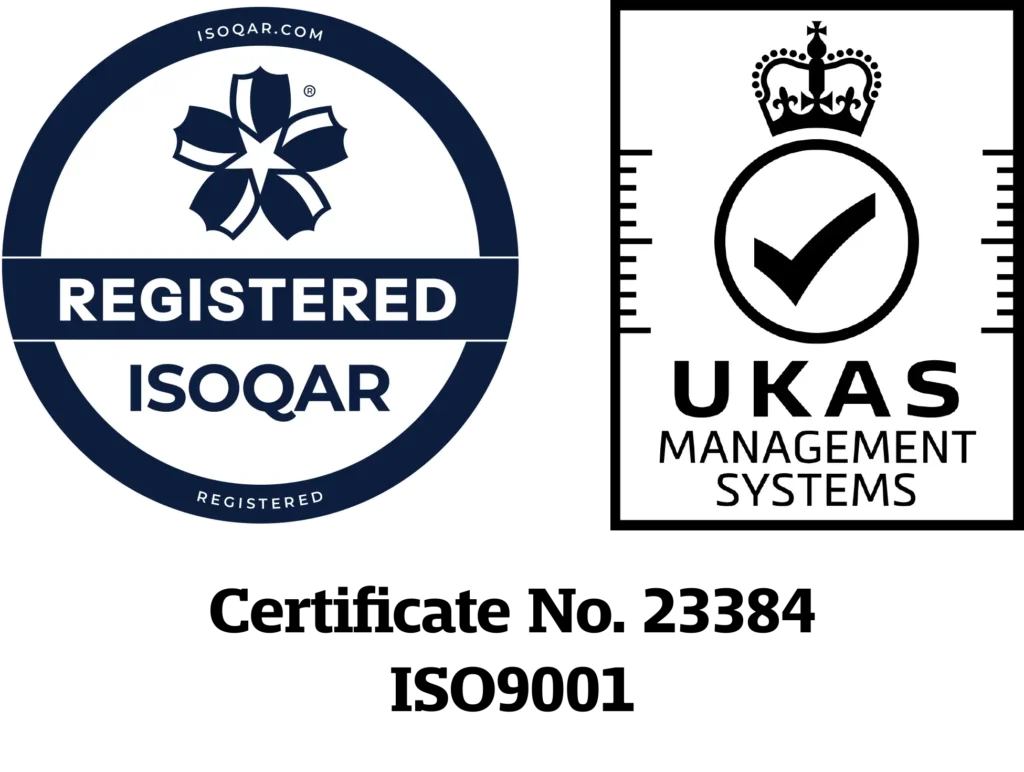 ISO QAR UKAS LOGO