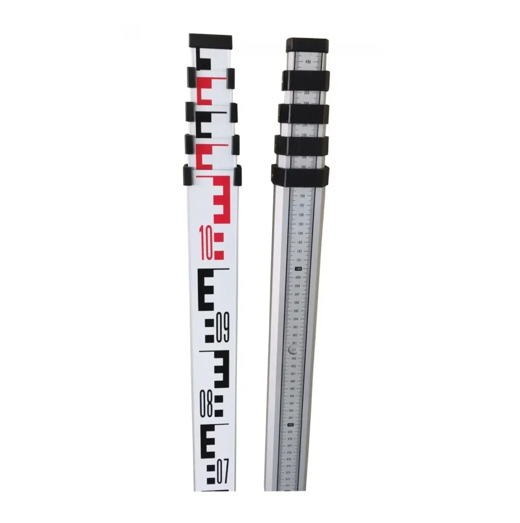 5m 5 Section Aluminium Levelling Staff