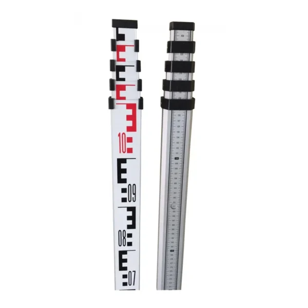 5m 5 Section Aluminium Levelling Staff